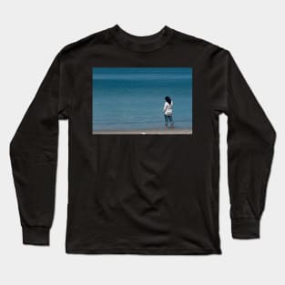 Girl at the Shore Long Sleeve T-Shirt